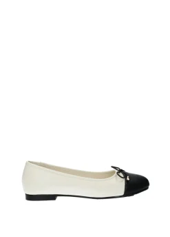 Ballerine con puntina a contrasto