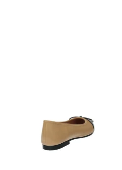 Ballerine con puntina a contrasto