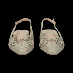 Ballerine slingback con cinturino in fibbia
