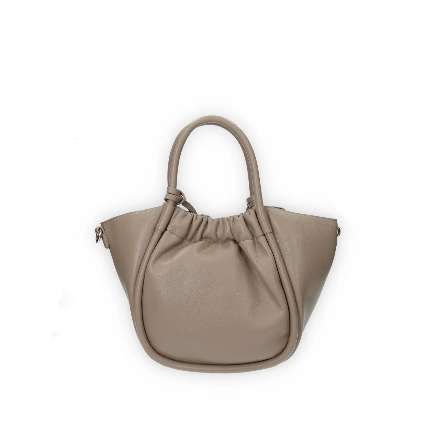 Borsa a spalla arricciata