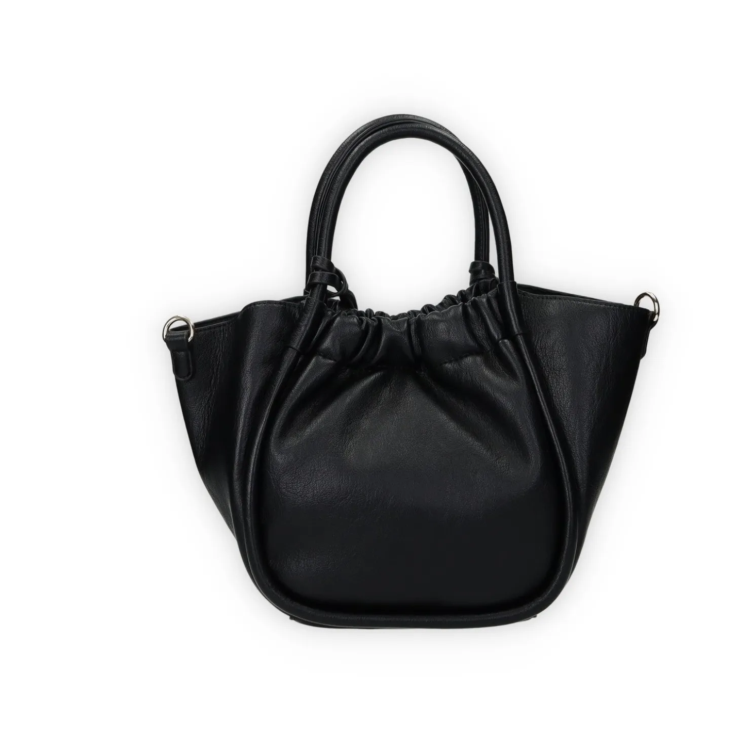 Borsa a spalla arricciata