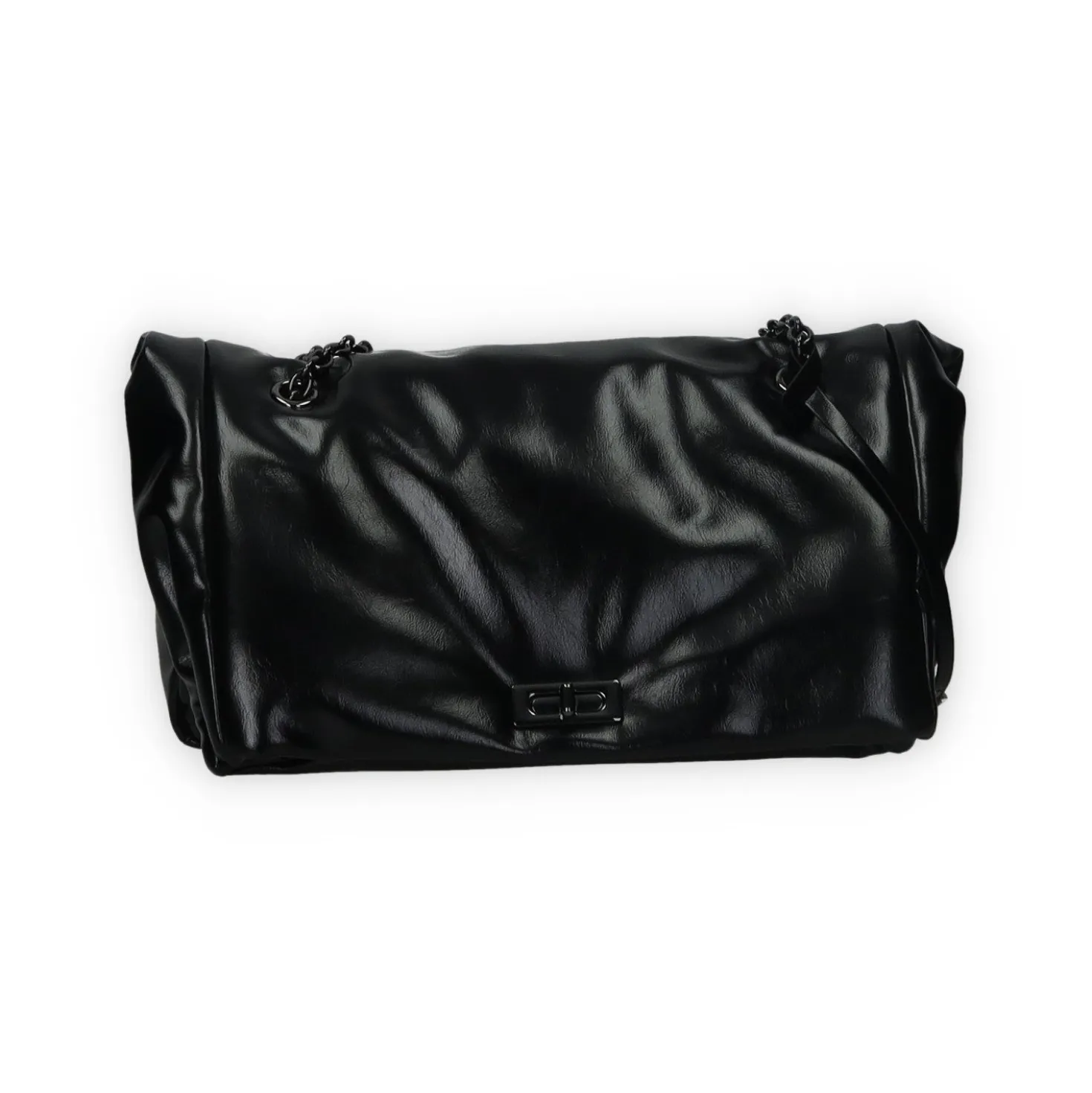 Borsa a spalla con chiusura.
