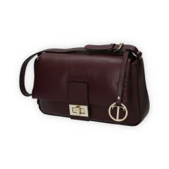 Borsa a tracolla con patta e chiusura