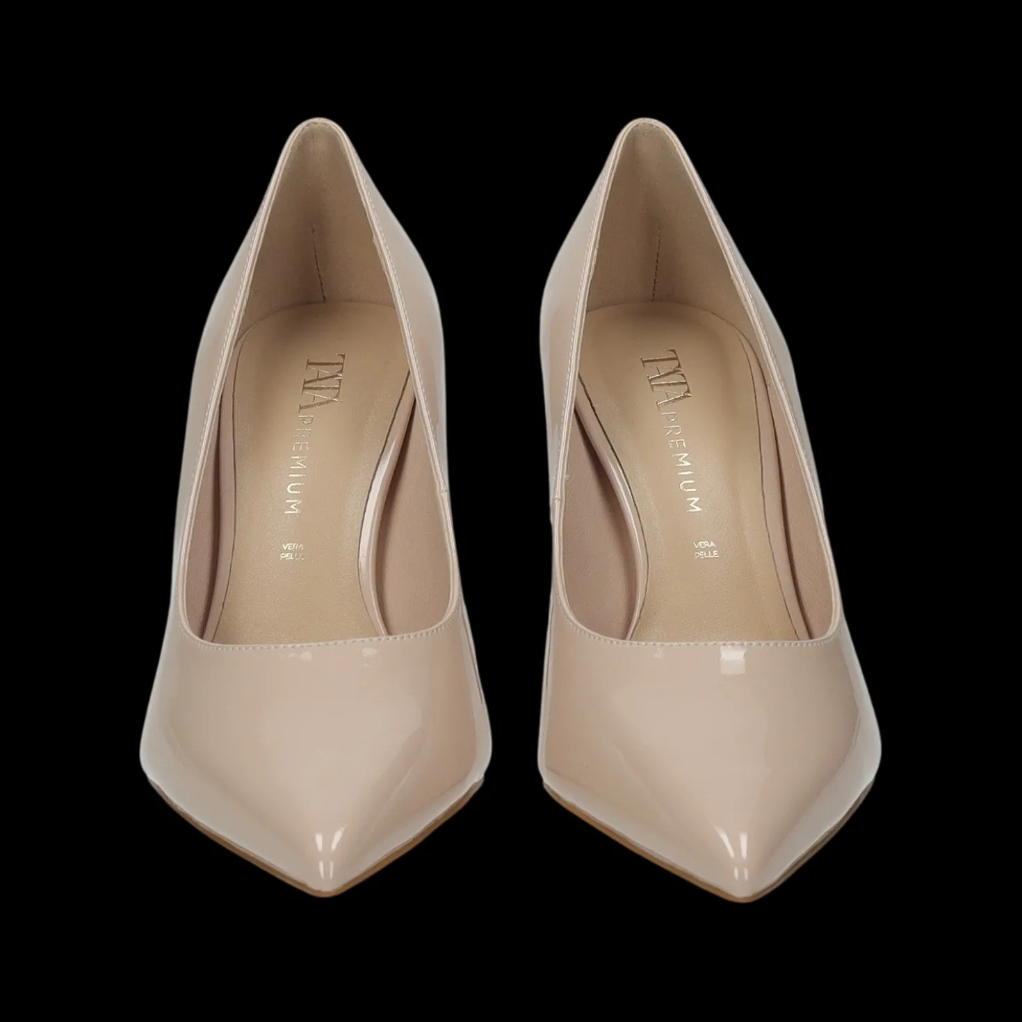 Décolleté con sottopiede in vera pelle.Tacco alto 10cm