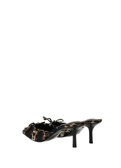 Décolleté con stampa animalier