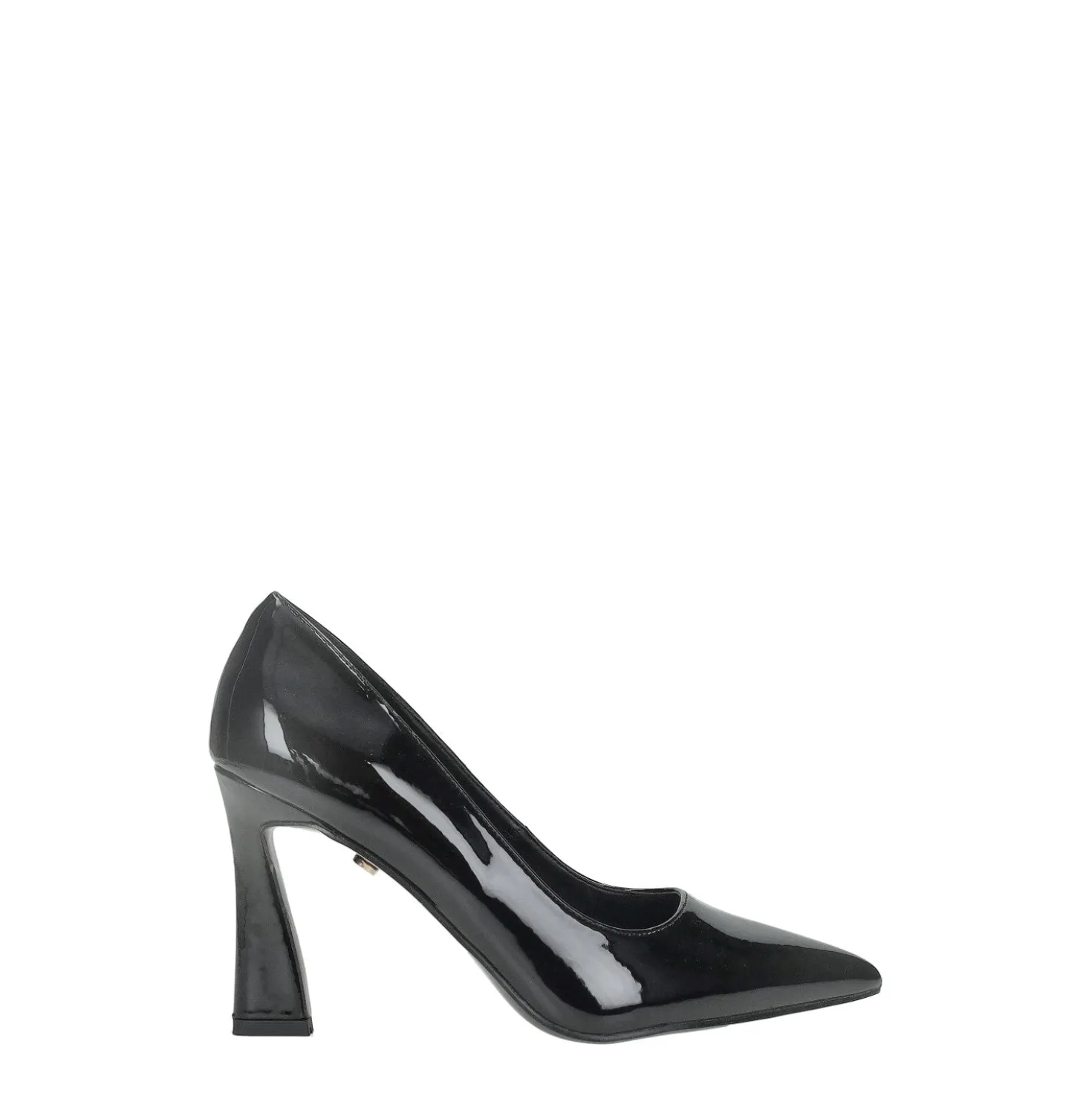 Décolleté con tacco a rocchetto. Tacco alto 9.5cm