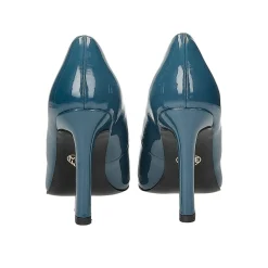Décolleté con tacco a rocchetto. Tacco alto 9.5cm