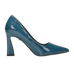 Décolleté con tacco a rocchetto. Tacco alto 9.5cm