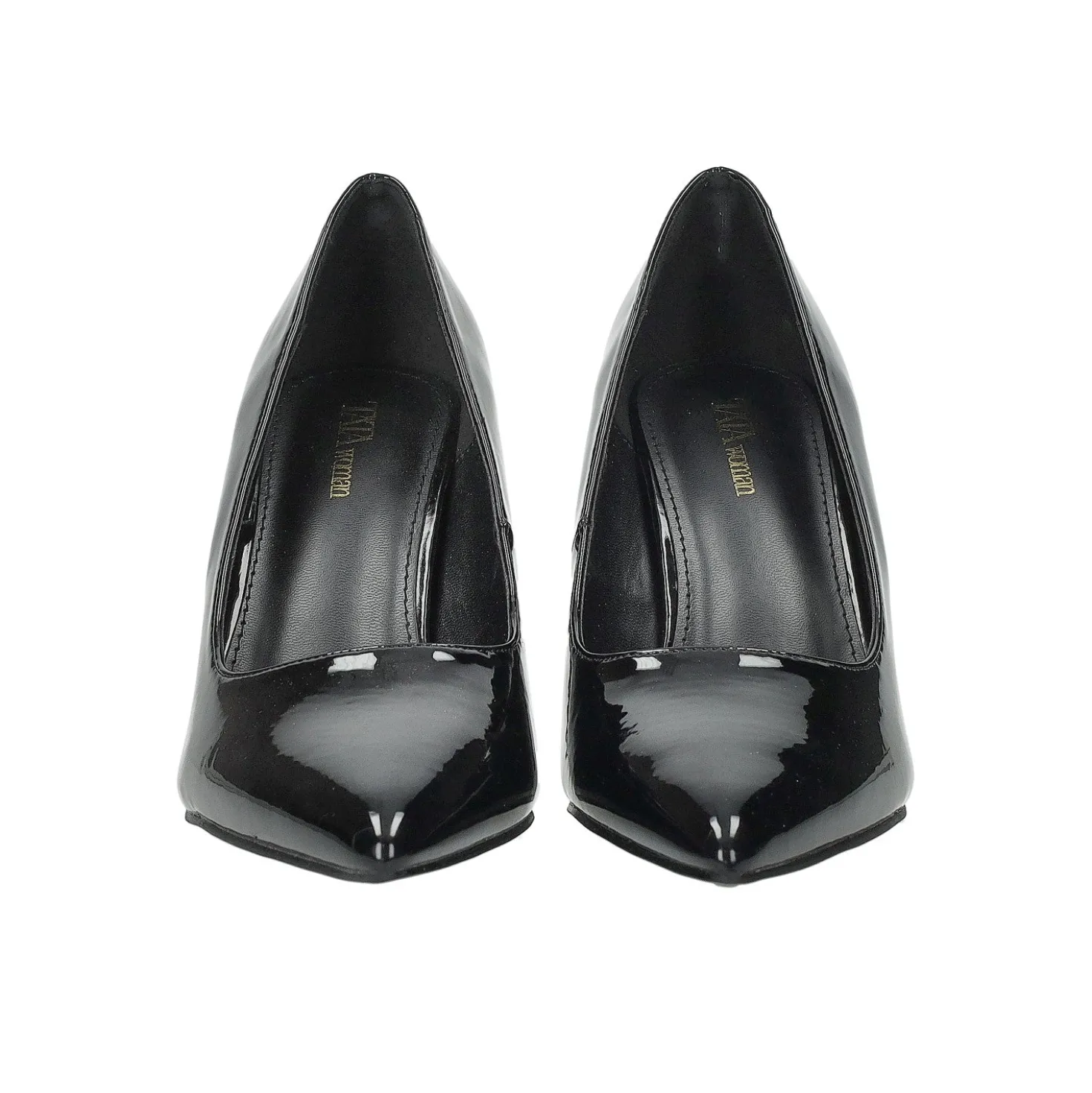 Décolleté con tacco a rocchetto. Tacco alto 9.5cm