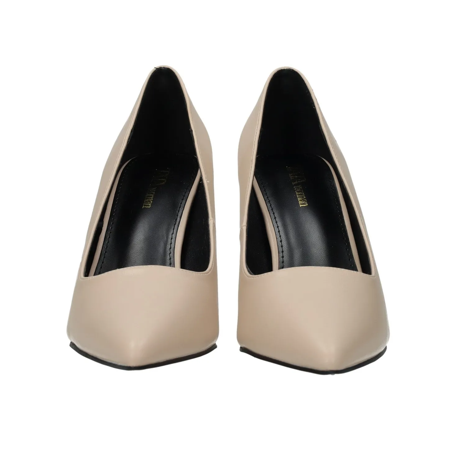 Décolleté con tacco a rocchetto. Tacco alto 9.5cm