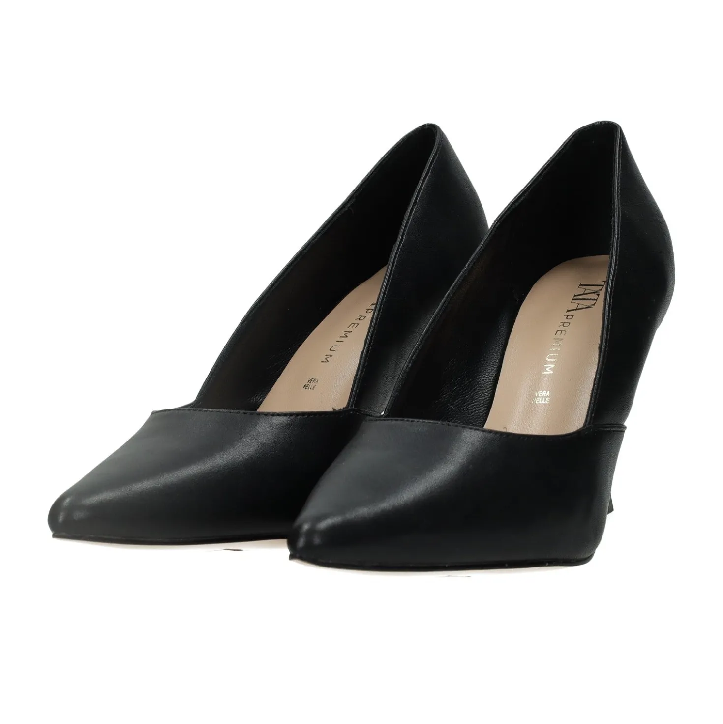 Décolleté con tacco a rocchetto. Tacco alto 9 cm