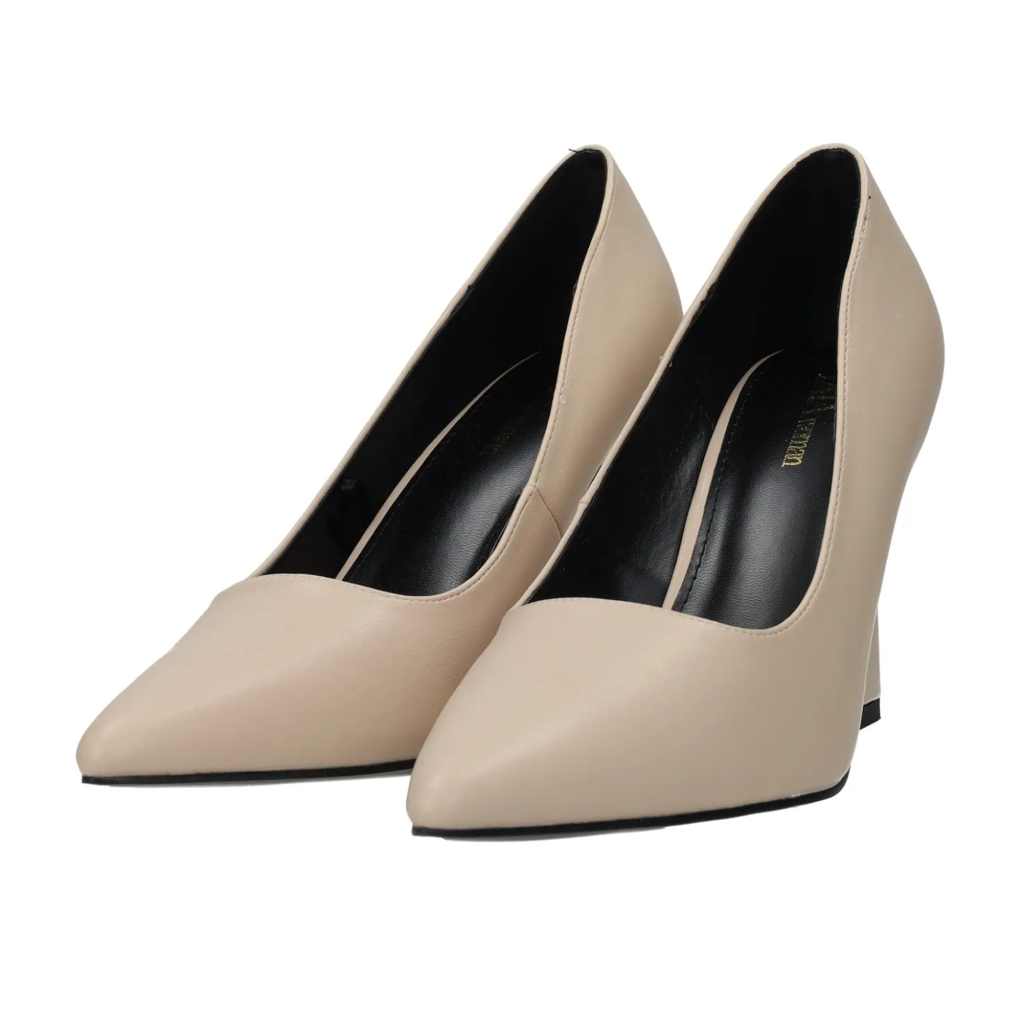 Décolleté con tacco a rocchetto.Tacco alto 9.5cm