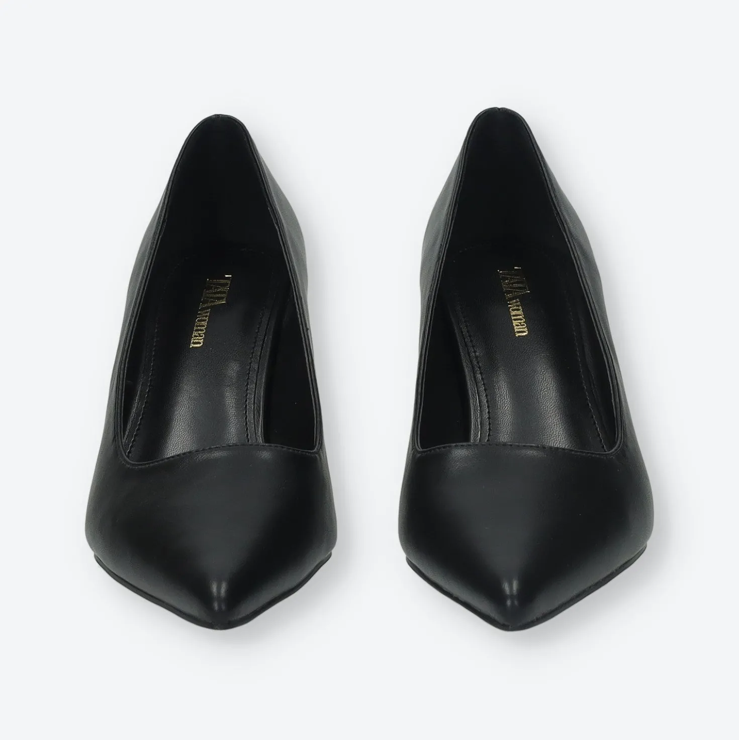 Décolleté con tacco a rocchetto. Tacco alto 6cm