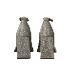 Décolleté glitterate. con punta squadrata e plateau. Made in Italy. Tacco alto 9cm