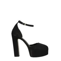 Décolleté platform glitterate. Made in Italy. Tacco alto 14cm