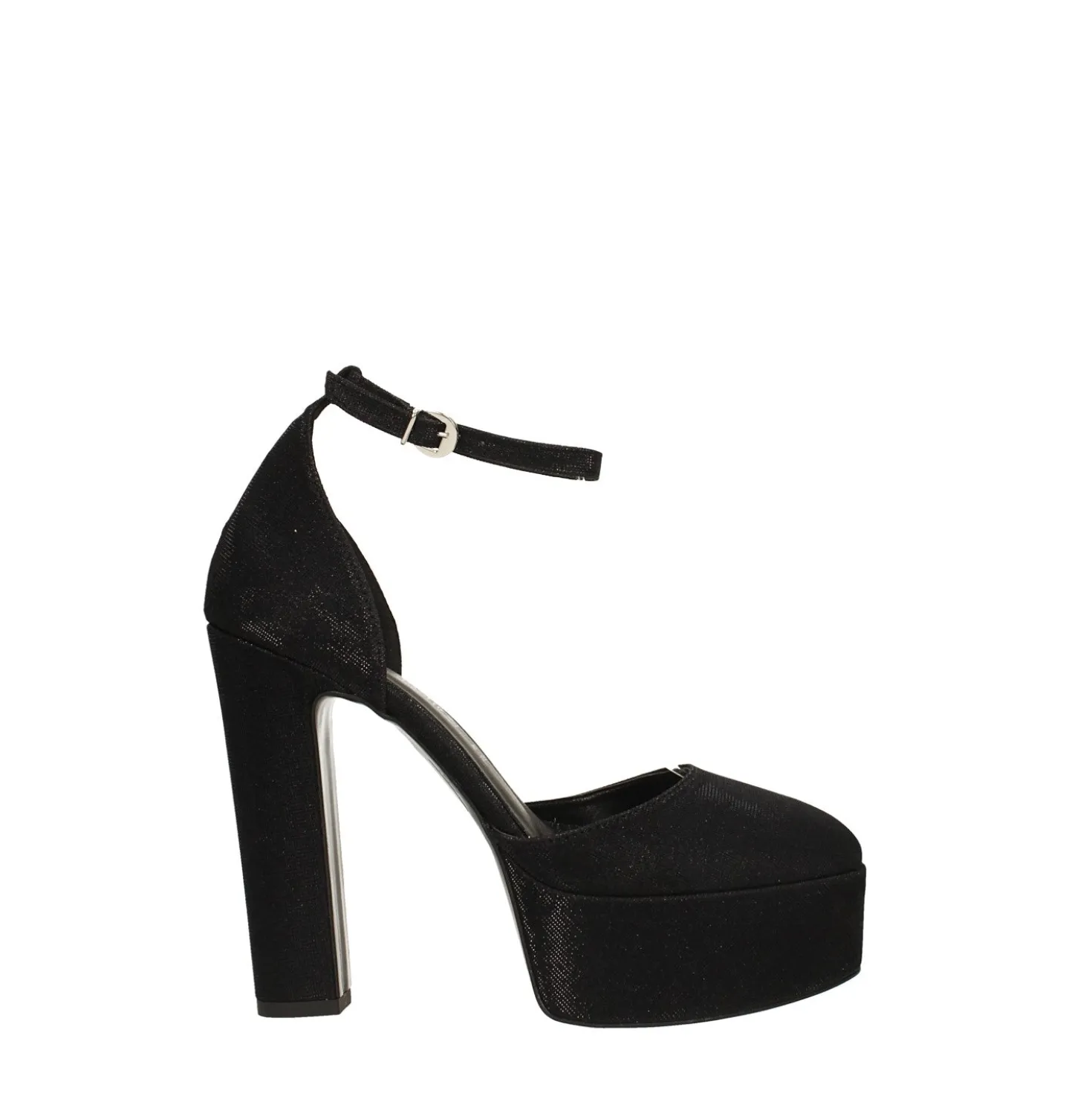 Décolleté platform glitterate. Made in Italy. Tacco alto 14cm
