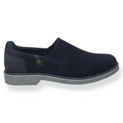 Mocassini in tessuto stretch. sottopiede in Memory Active
