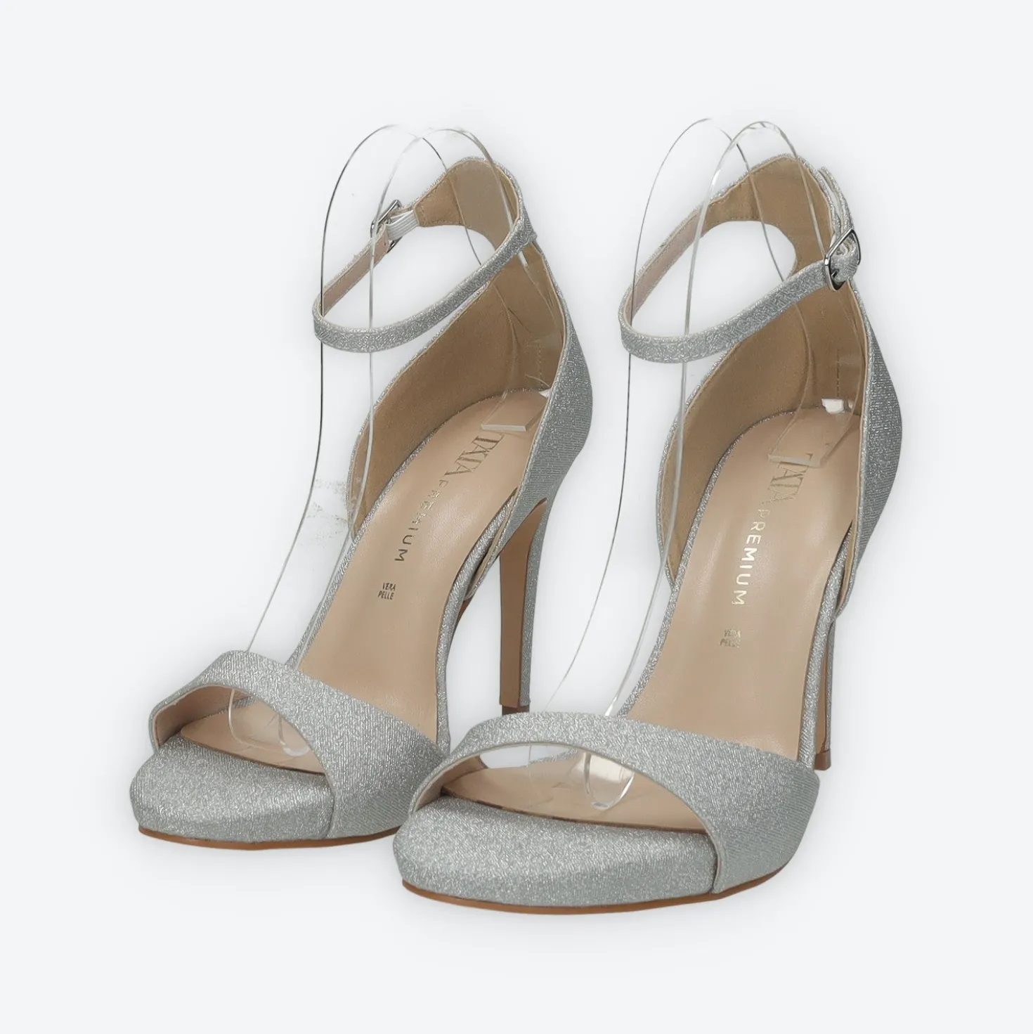 Sandali in strass.Tacco alto 10cm