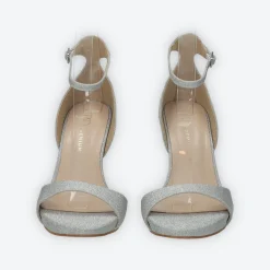 Sandali in strass.Tacco alto 10cm