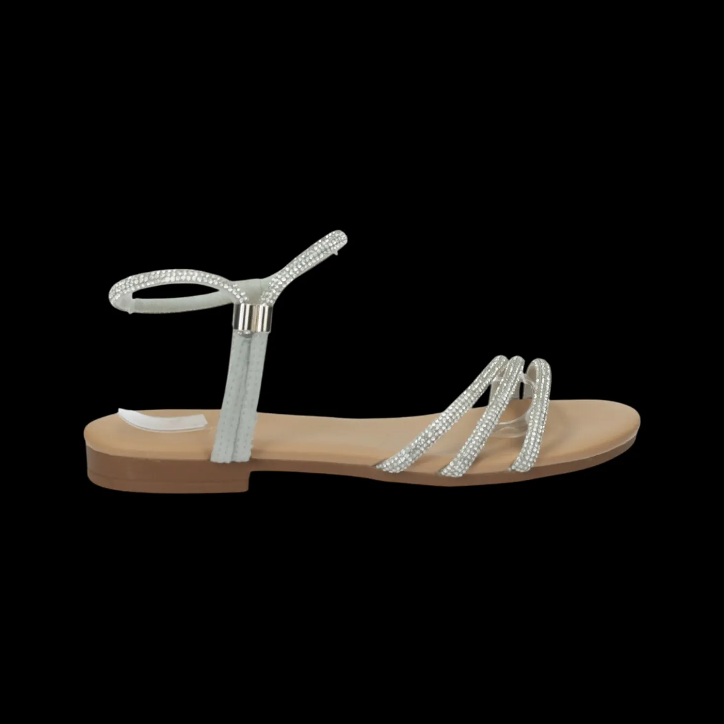 Sandali con dettaglio strass.