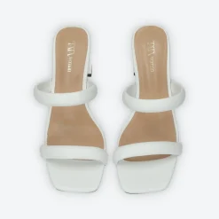 Sandali con doppia fascia.Tacco alto 6cm