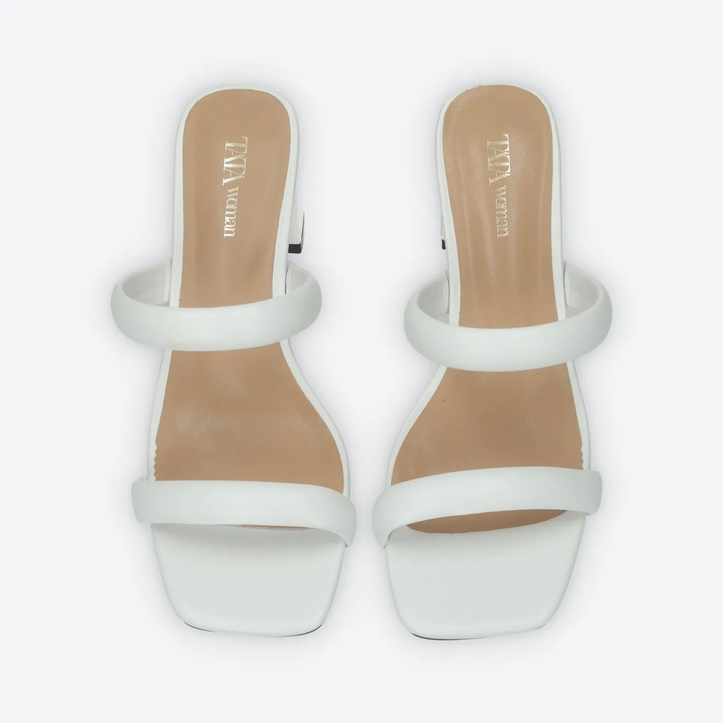 Sandali con doppia fascia.Tacco alto 6cm
