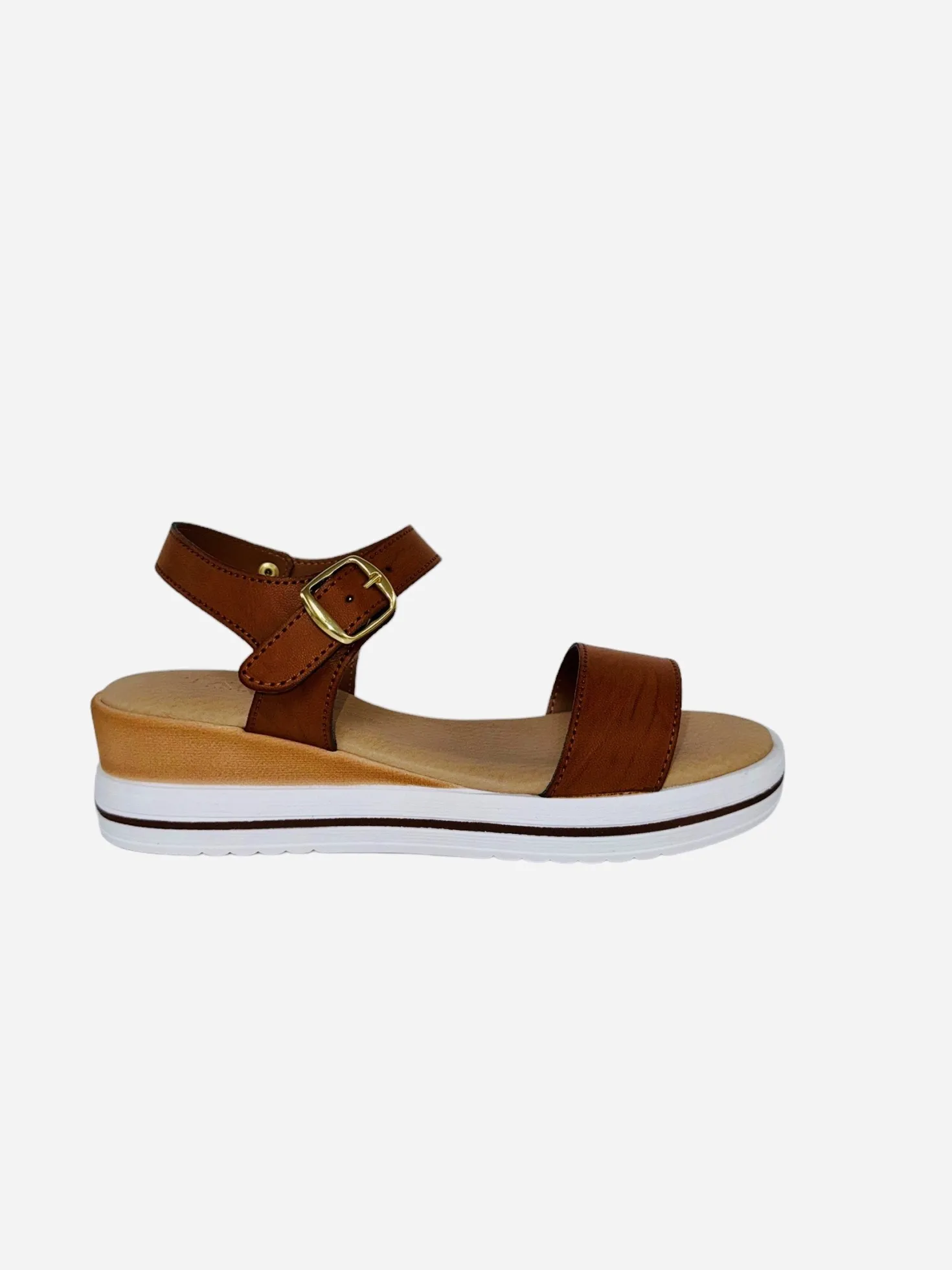 Sandali con doppia fascia. Made in Italy. Tacco alto 6cm