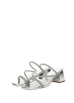 Sandali con listini strass