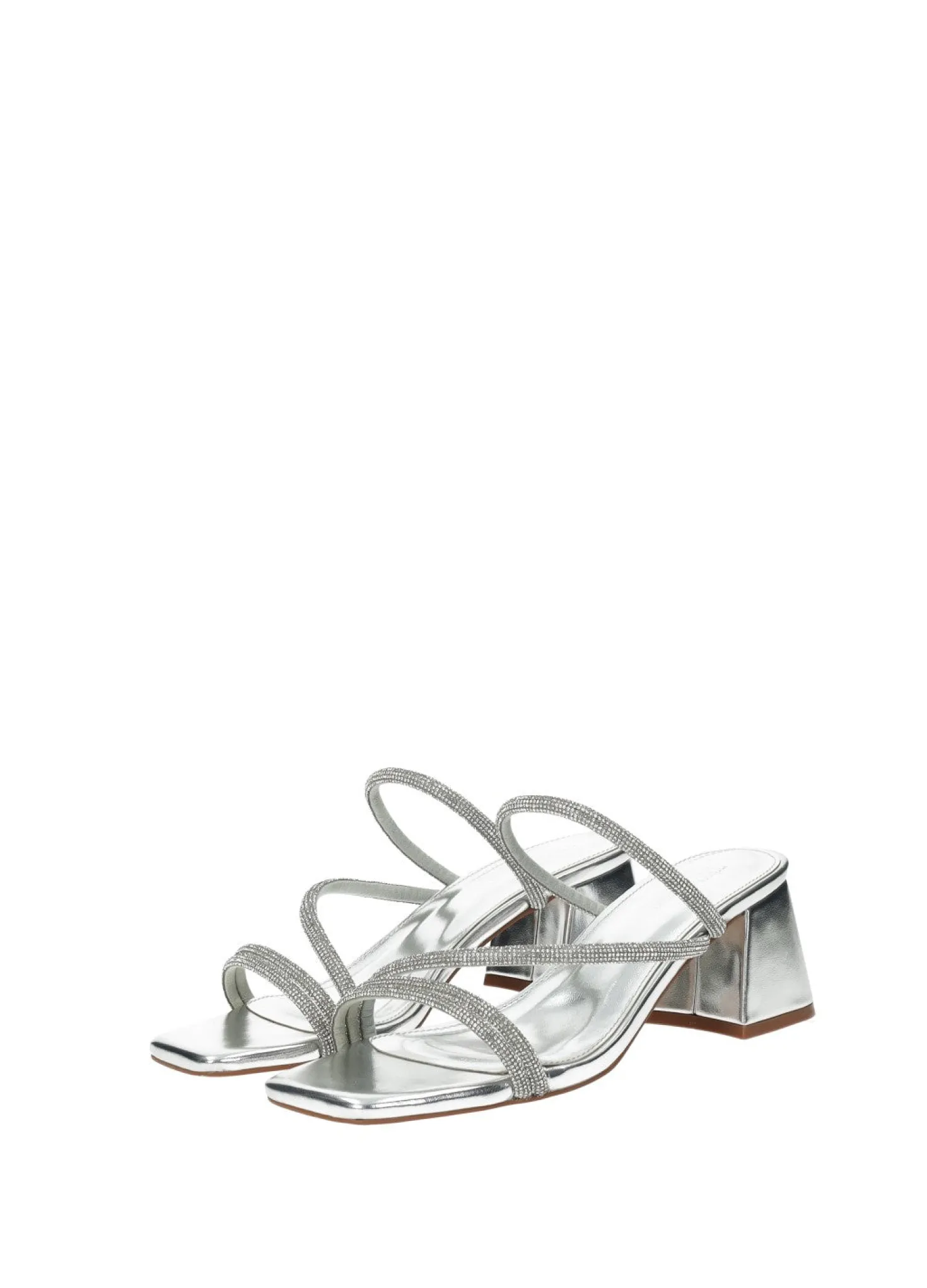 Sandali con listini strass