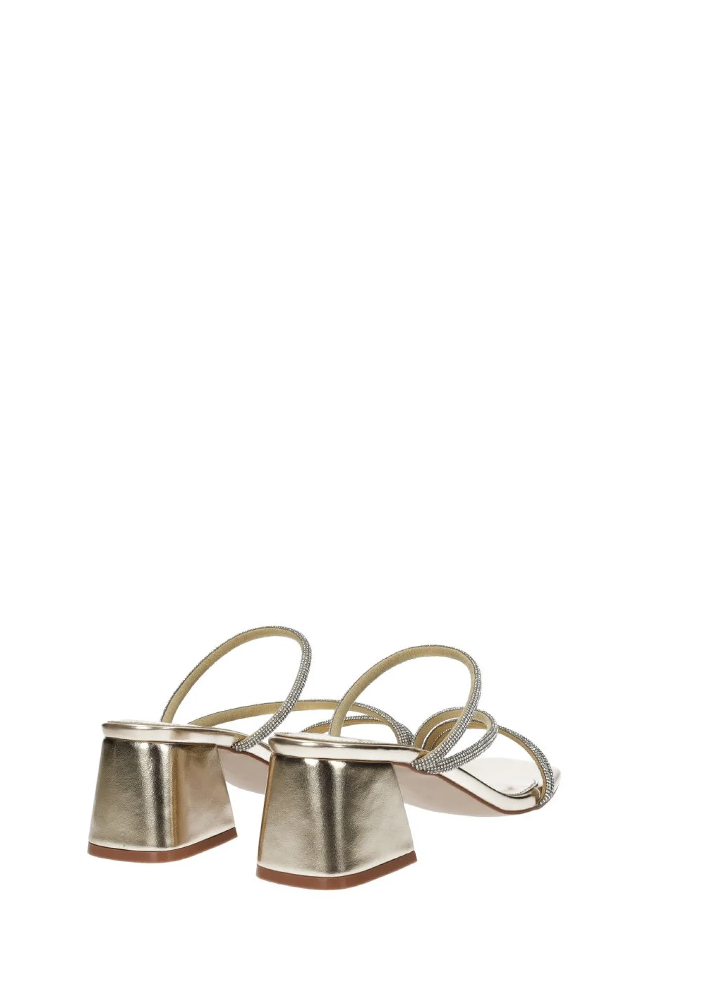 Sandali con listini strass