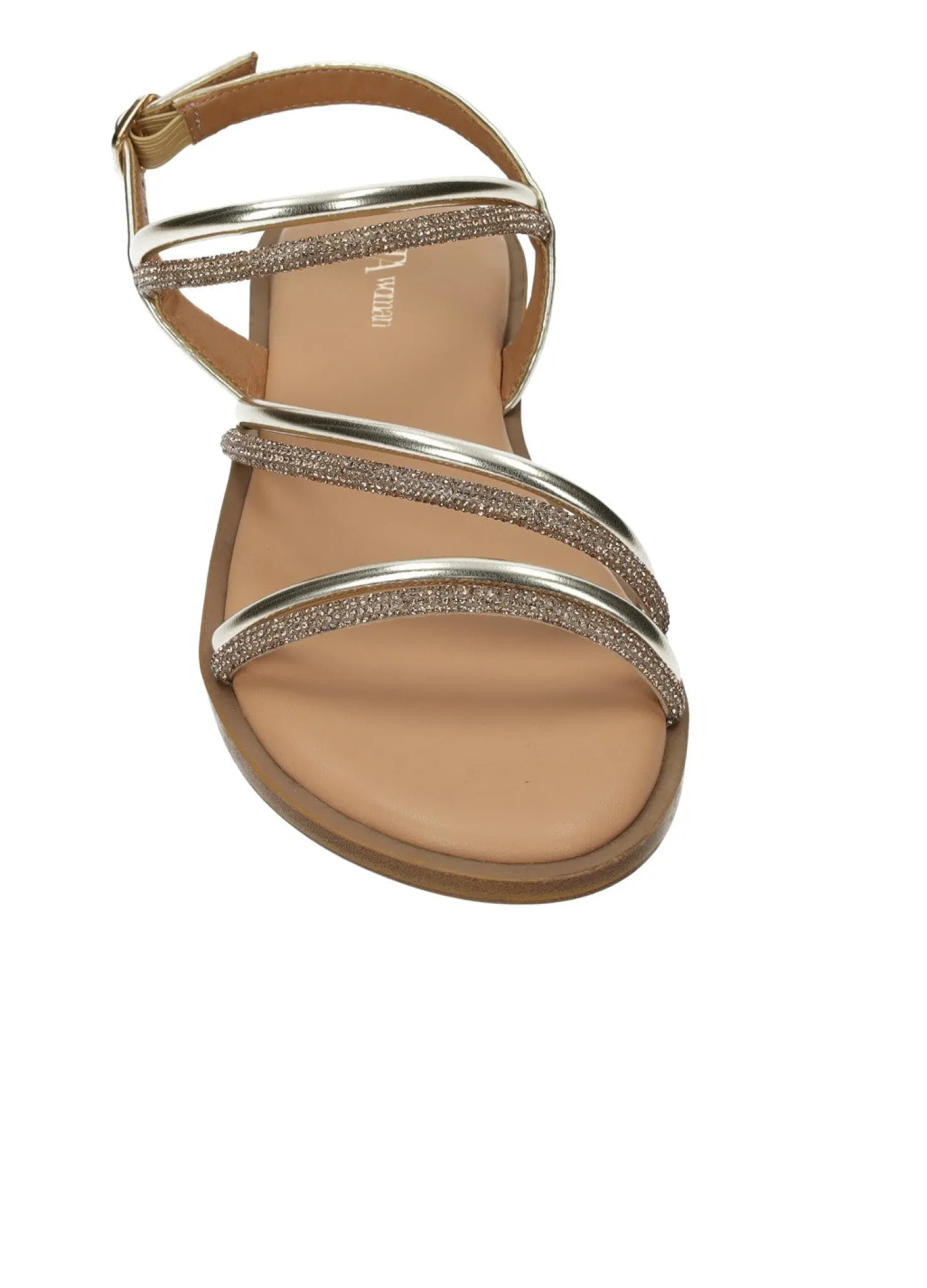 Sandali con listini strass