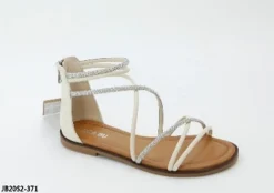 Sandali con listini strass