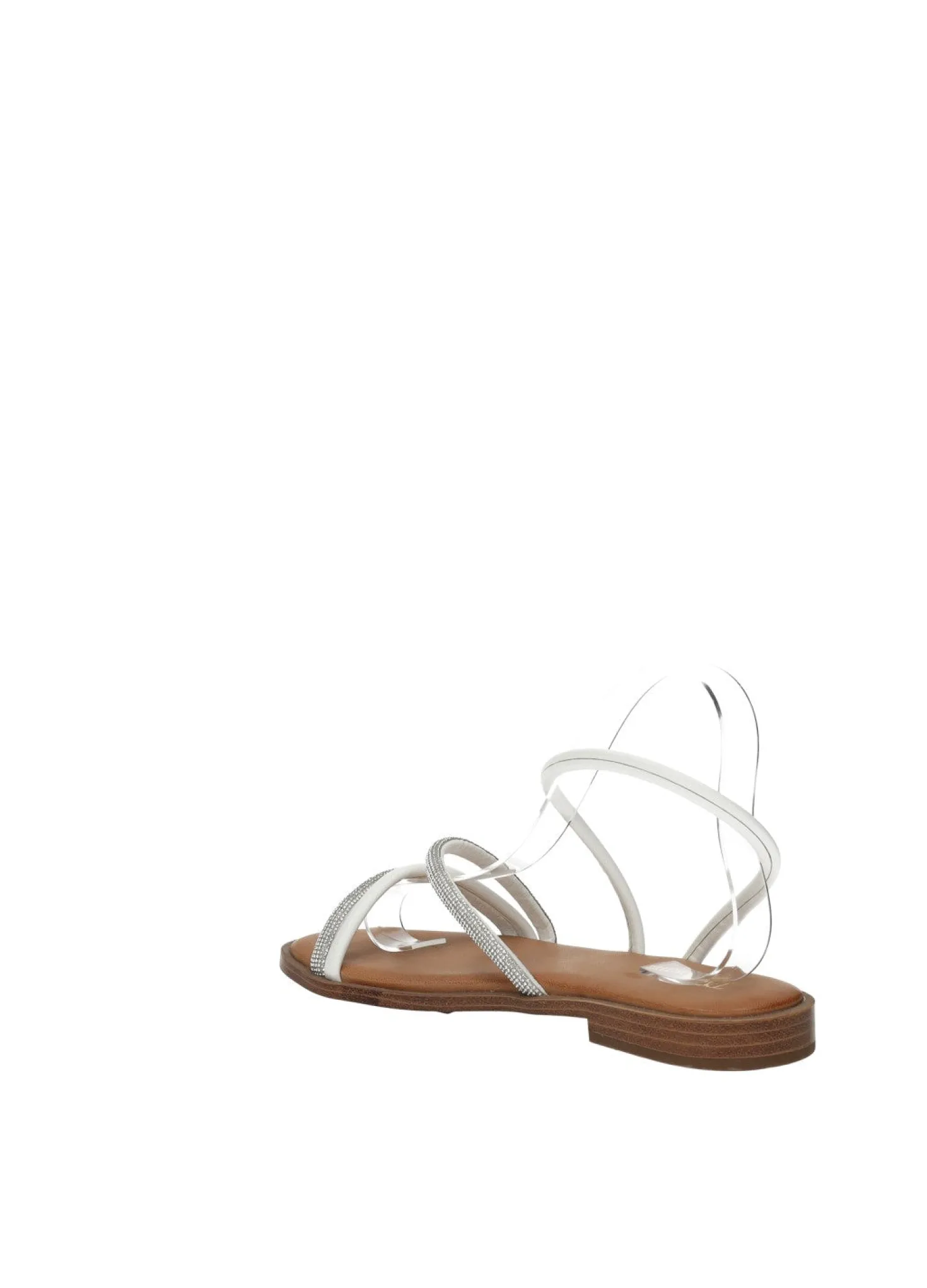 Sandali con listini strass