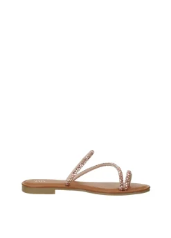 Sandali con listini strass