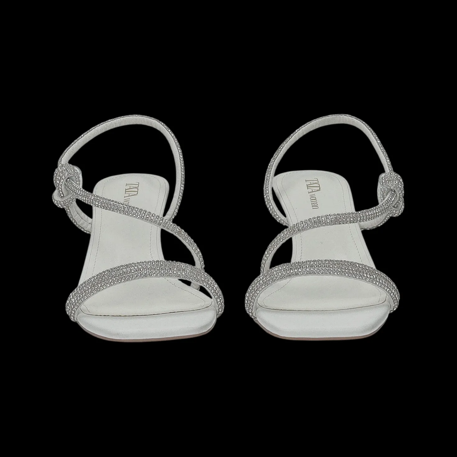 Sandali con strass.Tacco alto 6cm