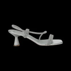 Sandali con strass.Tacco alto 6cm