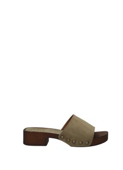 Sandali con tacco basso