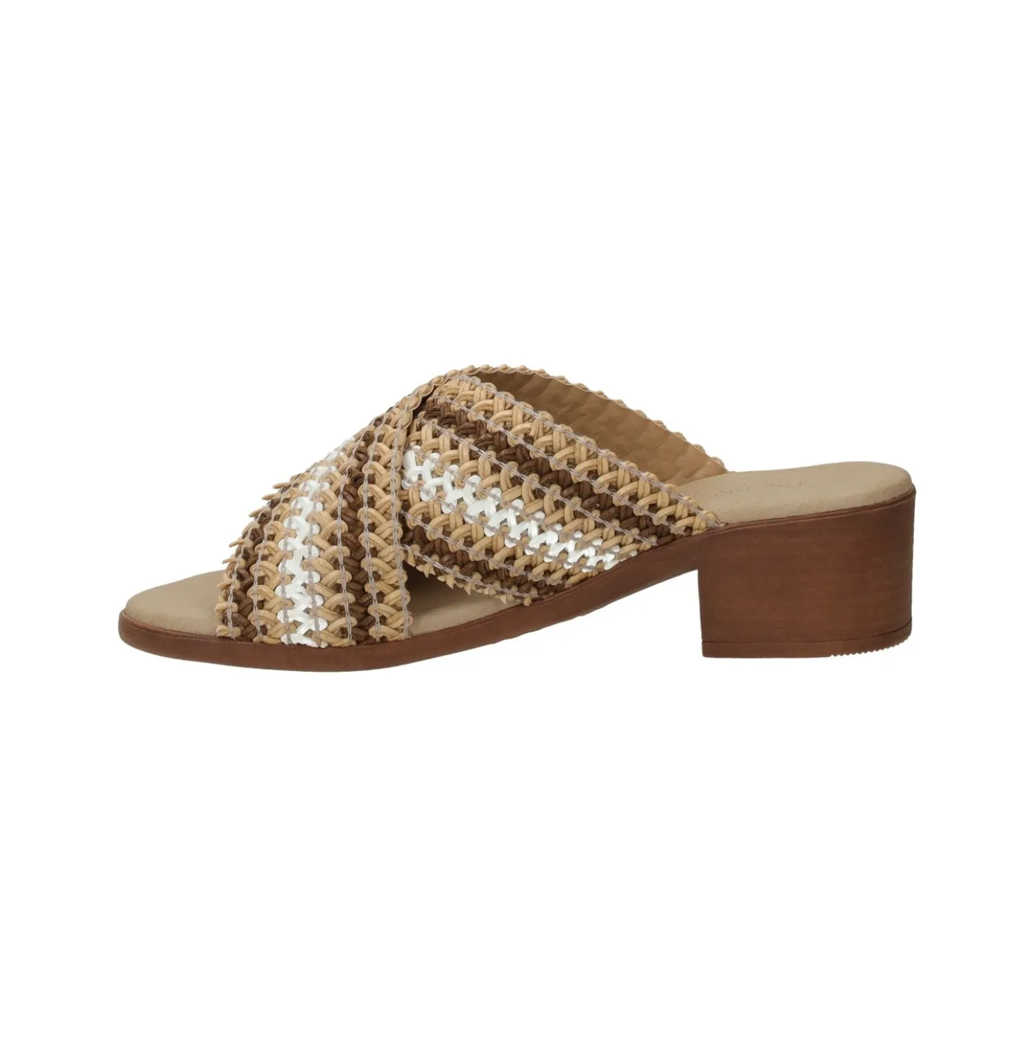 Sandali con zeppa. Made in Italy
