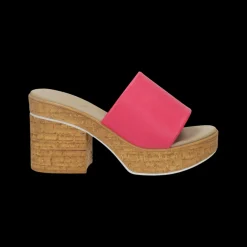 Sandali con zeppa.Tacco alto 10cm . Made in Italy