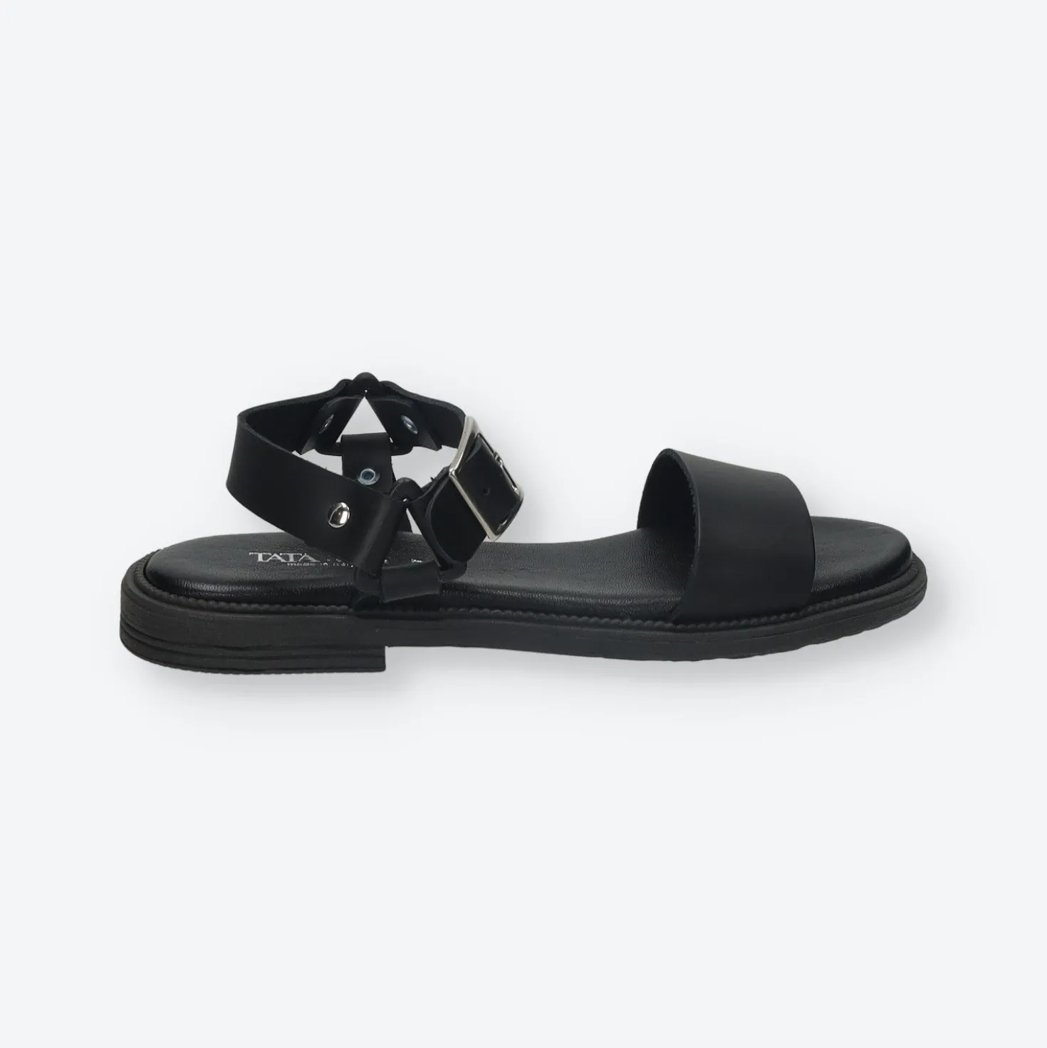 Sandali flat con cinturino