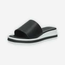 Sandali flat. Made in Italy.Tacco alto 4cm