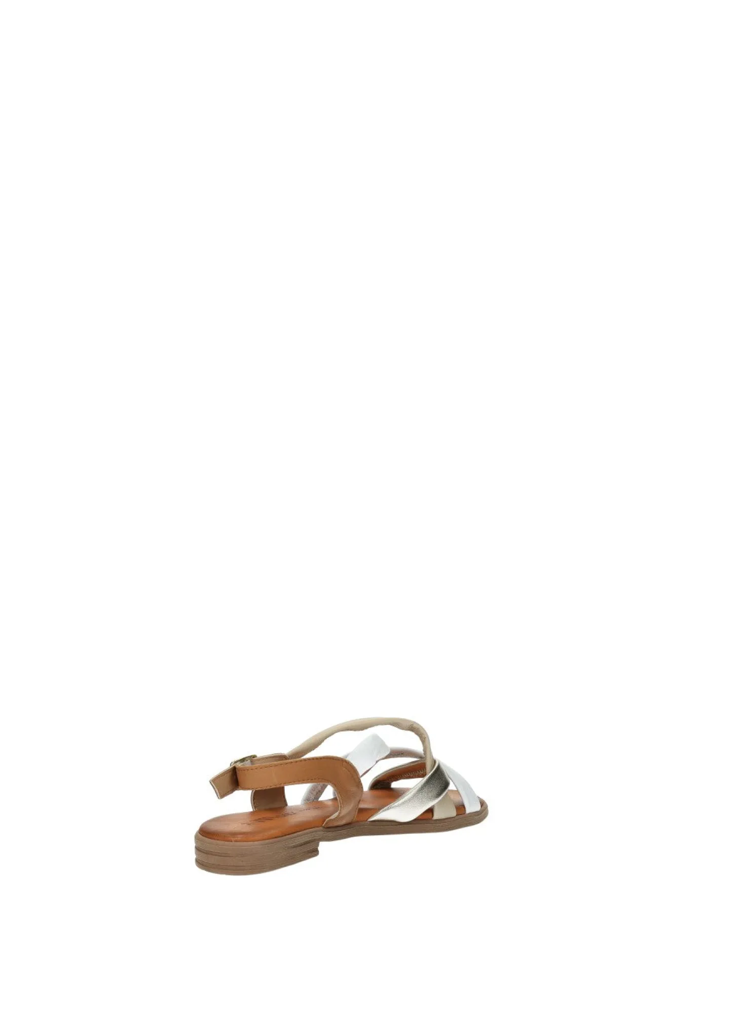 Sandali multicolor in vera pelle