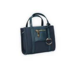 Shopping bag con zip esterna