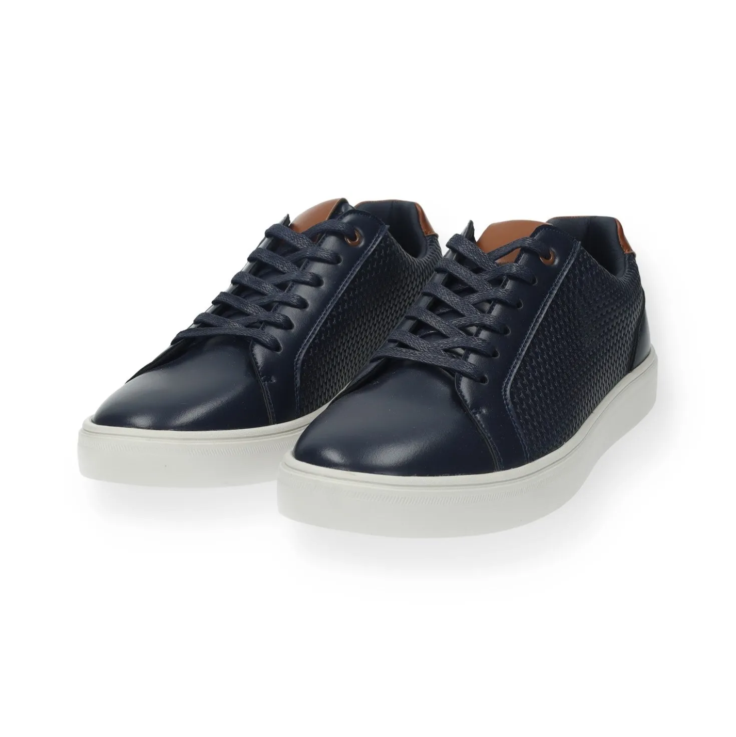 Sneakers con contrasto in tessuto