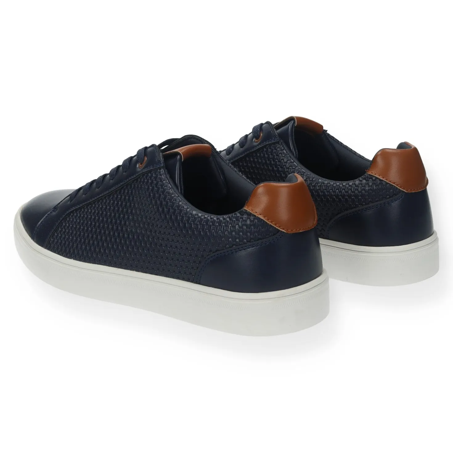 Sneakers con contrasto in tessuto