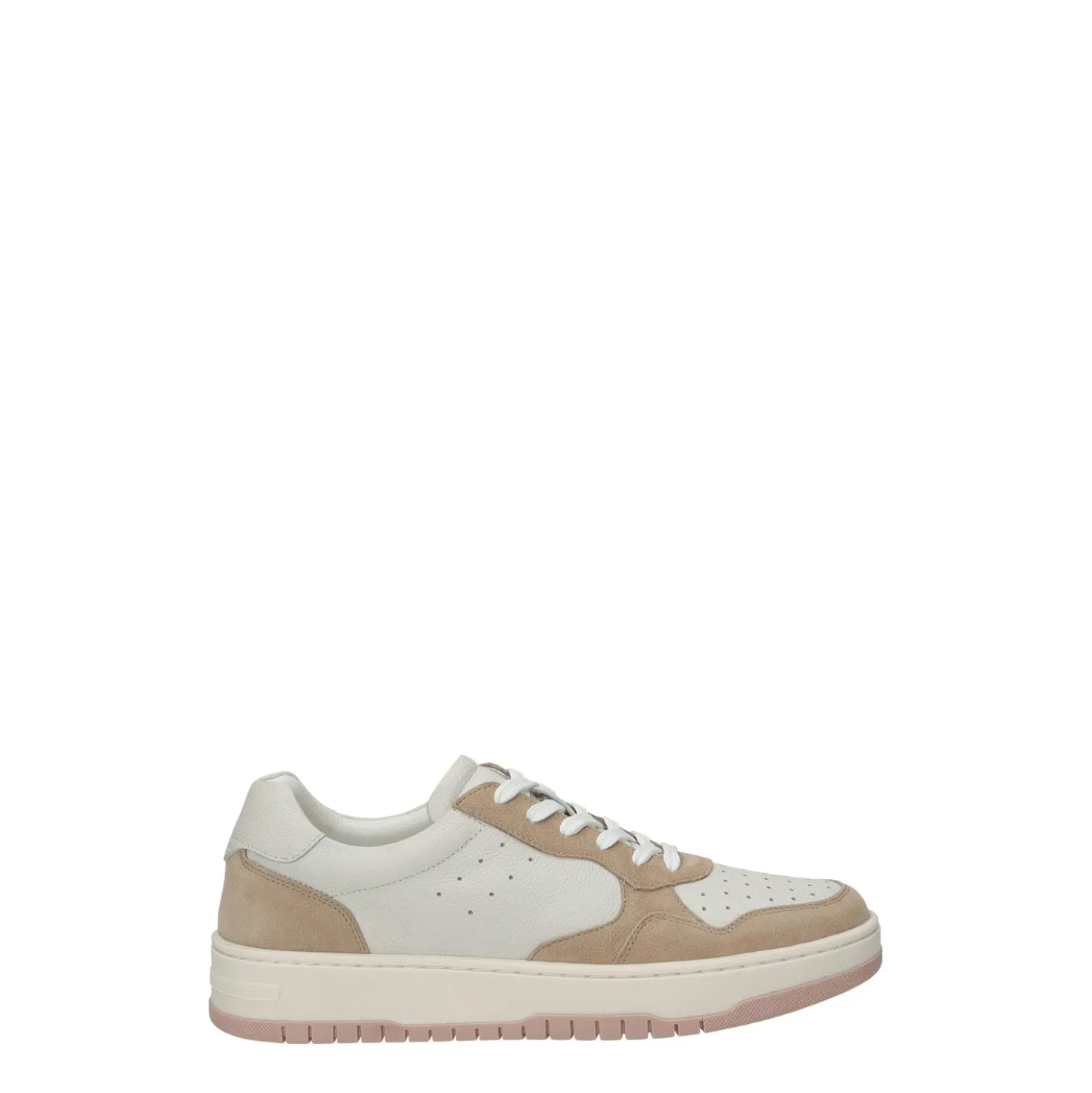 Sneakers con contrasto tomaia.