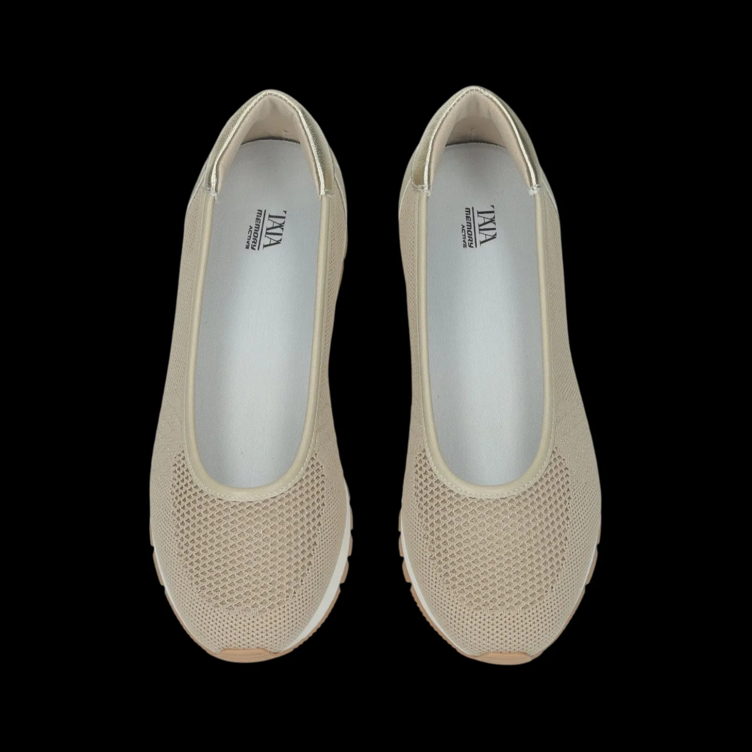 Sneakers con effetto calza