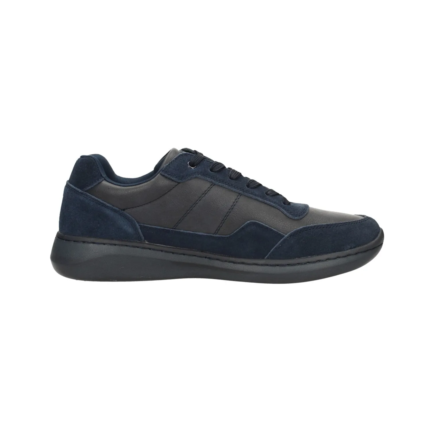 Sneakers con sottopiede in Memory Active e inserti scamosciati