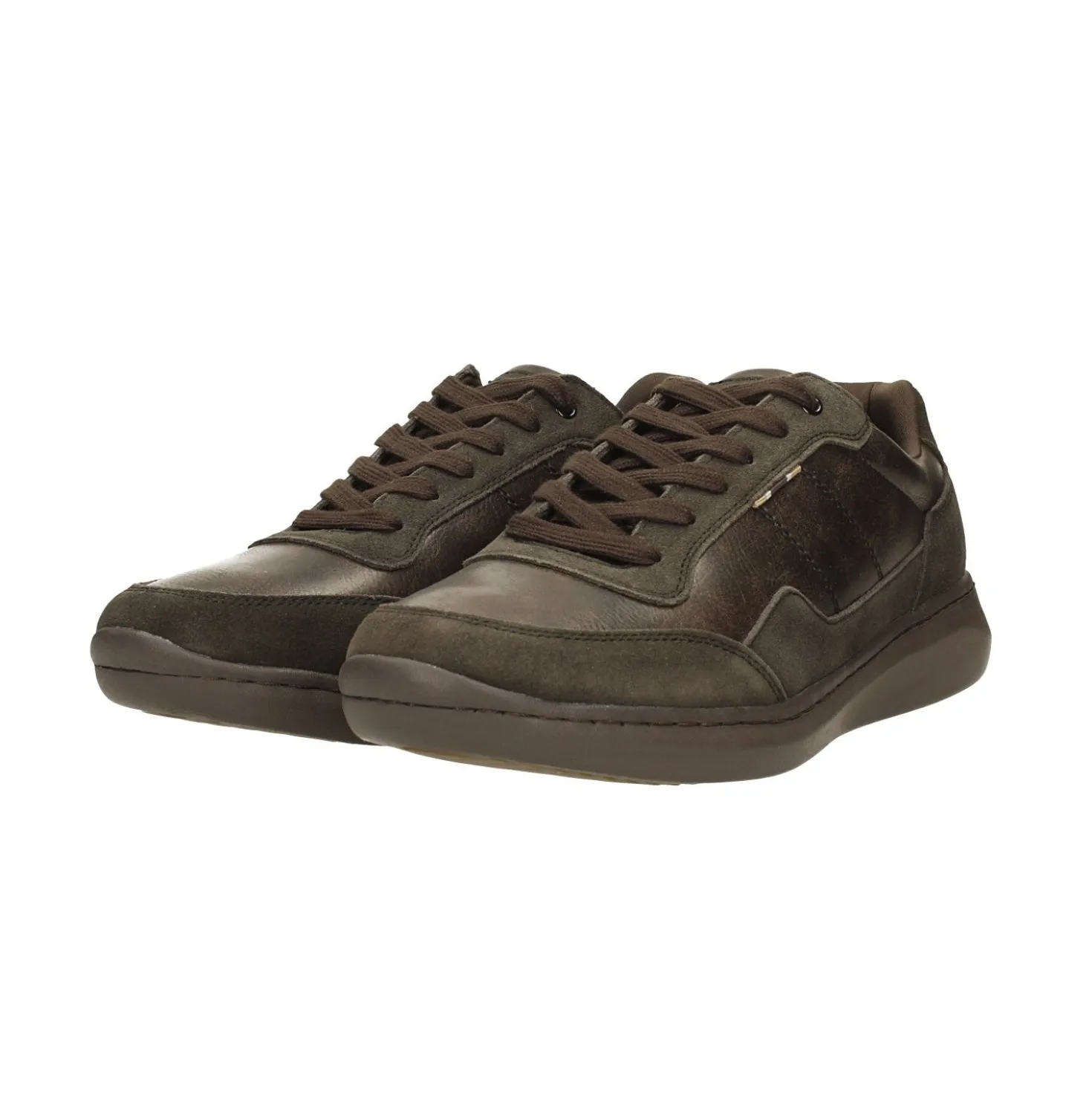 Sneakers con sottopiede in Memory Active e inserti scamosciati