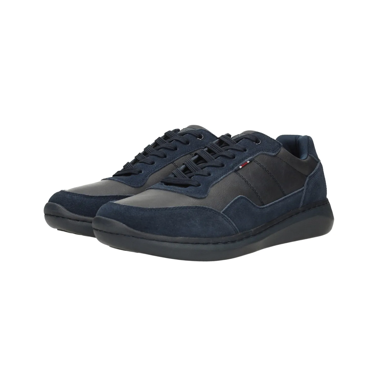 Sneakers con sottopiede in Memory Active e inserti scamosciati
